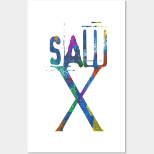 colourful SAW X ( saw 10 ) I Want To Play A Game movie billy puppet Posters and Art